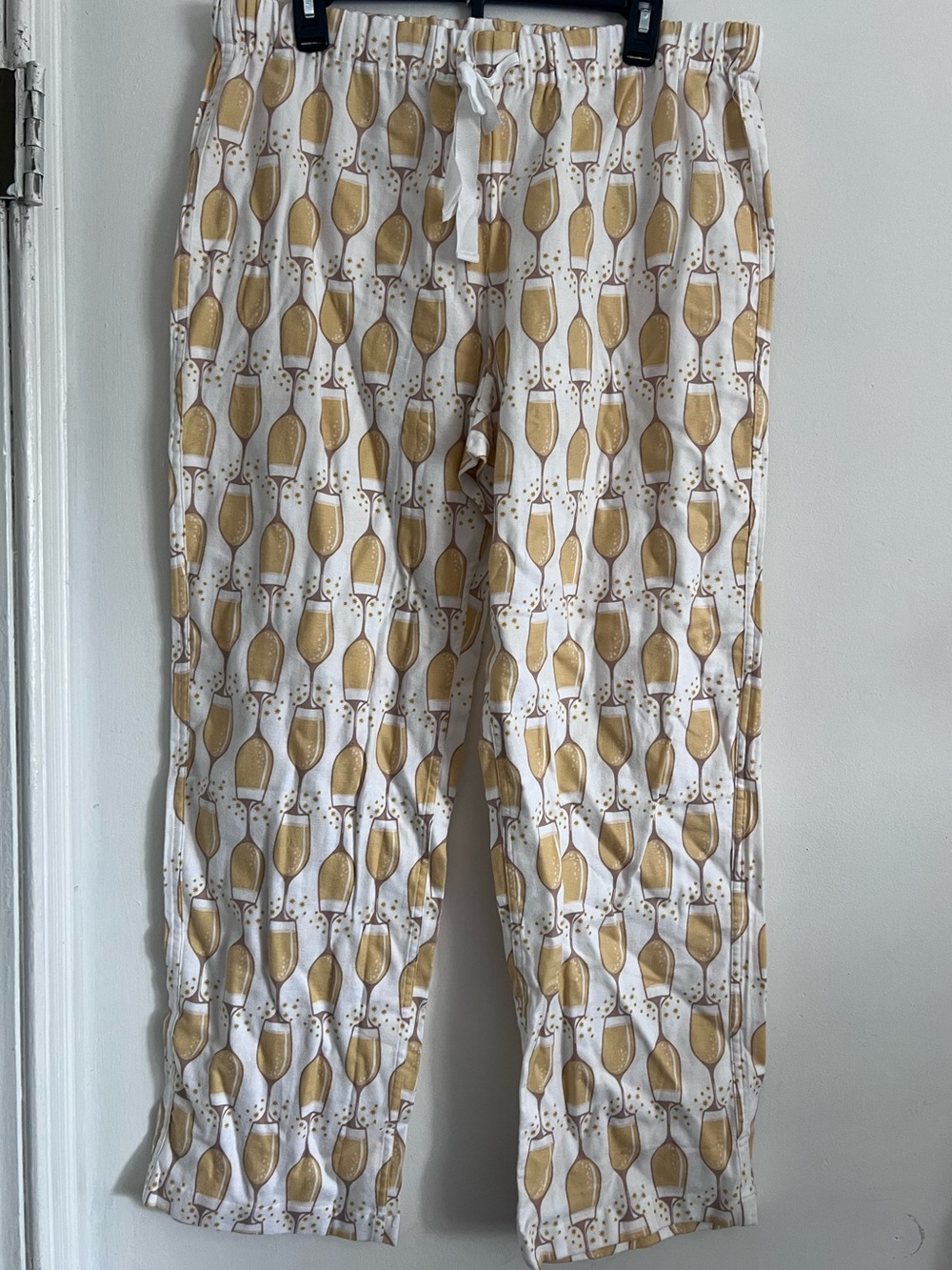 J.Crew L NWT champagne pjs pajamas Lounge Pants